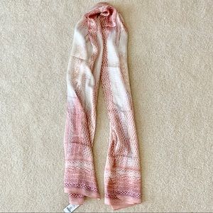 White House Black Market Print Silk Scarf